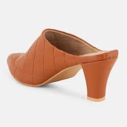 DressBerry Textured Block Mules image 4