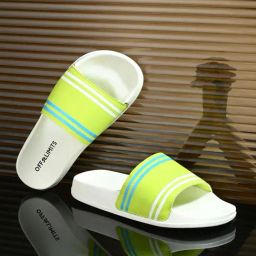 OFF LIMITS Women's Lime Punch, White & Blue Slides-picture-40
