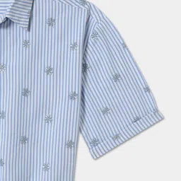 R&B Striped Cotton Shirt Style Top image 5