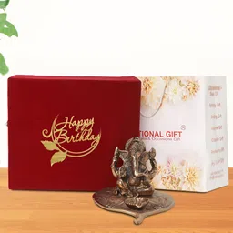 INTERNATIONAL GIFT Brown Ganesh Religious Idol Showpiece-picture-11