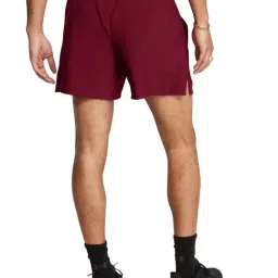 Under Armour Red Regular Fit Sports Shorts image 2