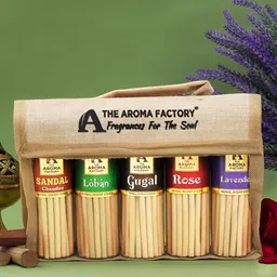 The Aroma Factory Beige 5 Pieces Wooden Incense Sticks-picture-34