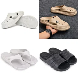 Feel alive Men Set Of 4 Ultra-Comfortable Lightweight Flip Flops-picture-11