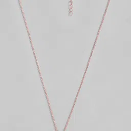 Peora Rose Gold-Plated Capricorn Horoscope Zodiac Sign Pendant with Chain image 2