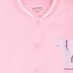 Pantaloons Junior Girls Cherry Blossom Printed Jacket image 3