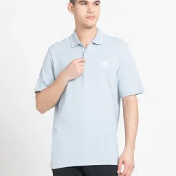 adidas Blue Regular Fit Sports Polo T-Shirt-picture-18