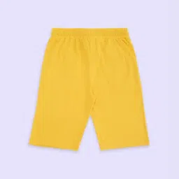 Pantaloons Junior Yellow Cotton Printed Shorts image 2