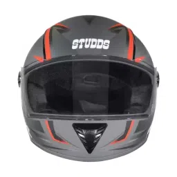 Studds PROFESSIONAL D2 DECOR Grey 570 mm Medium Full Face Helmet, GREY N2 image 2