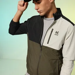 HRX by Hrithik Roshan Colourblocked Rapid-Dry Outdoor Bomber Jacket-picture-33