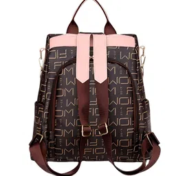 qblyn Shoulder Bag For Women Stylish Standard Backpack Purse, European And American Trend Backpack Fashion Backpack Girls College Bags image 3
