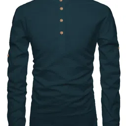 vida loca Men Solid Cotton Blend Straight Kurta Shirt for Men and Boys. image 3