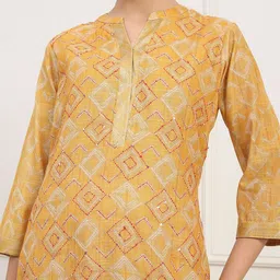 Biba Printed Unstitched Dress Material image 4