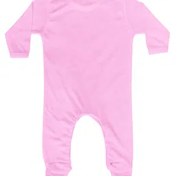 FFlirtygo Christmas Theme Cotton Full Sleeves Who Need Santa I Have Nanu Printed Romper - Pink image 3