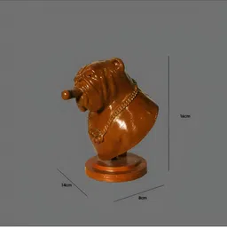 Archadia Brown Figurine Showpiece image 3
