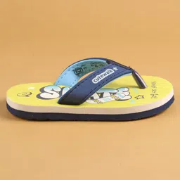 Cute Walk by Babyhug Slip On Flip Flops Text Print - Yellow image 5