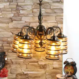 DecorativeRay Golden Chandiler - Set of 1 image 2