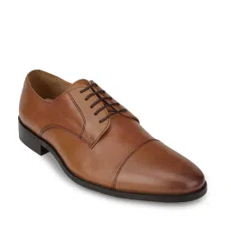 Hats Off Accessories Men's Tan Derby Shoes image 3