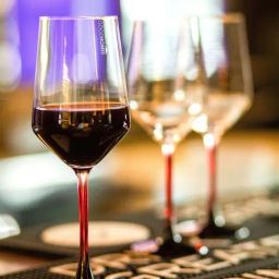 Goodhomes Stem Transparent Glass Wine Glasses (0.4 L) - Set of 4-picture-46