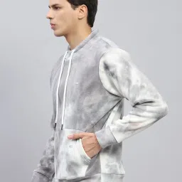 Monte Carlo Grey Regular Fit Printed Sweatshirt image 3