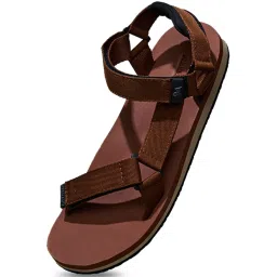 Neemans Men's Airy Strap Brown Floater Sandals image 3