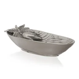 Troveas Silver Aluminium Bowl image 3
