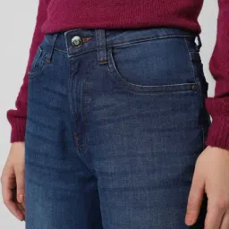 Van Heusen Navy Mid Rise Jeans image 5