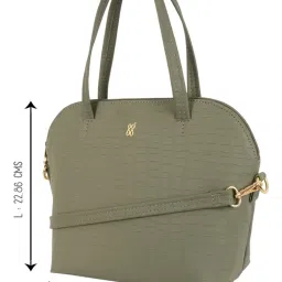 Baggit Olive Textured Medium Cross Body Bag image 3