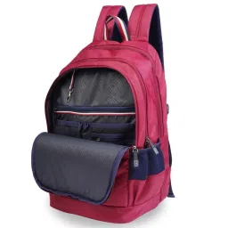 Tommy Hilfiger Cortez 34 Ltrs Burgundy Large Laptop Backpack image 4