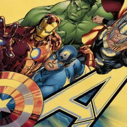 Kidsville Yellow Cotton Printed Captain America T-Shirt image 4