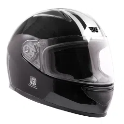 Royal Enfield Grey Hard Polycarbonate Plastic Street Prime Pinstripe Womens Helmet image 3