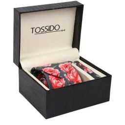 Tossido Multi Printed Necktie and Pocket Square Set For Men-picture-31