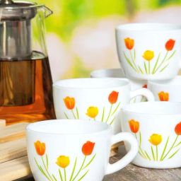 Cello Multicolor Glass Coffee Mug (0.13 L) - Set of 12-picture-36