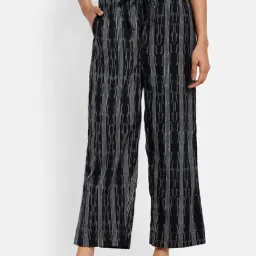 Fabindia Black Cotton Printed Pants-picture-18