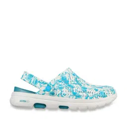 Skechers Women's GO WALK 5 FUR REAL White Back Strap Clogs-image-11