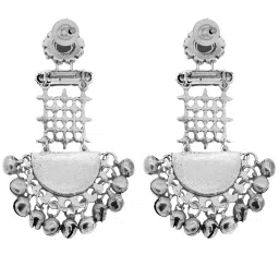 Teejh Ethnic Geometric Red Dual Tone Dangler image 4