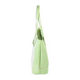Metro Green Textured Medium Tote Bag image 4