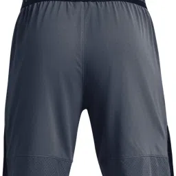 Under Armour Grey Classic Fit Sports Shorts image 4