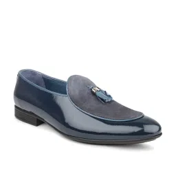 Privo Men's Blue Casual Moccasins image 3