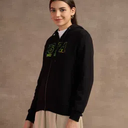 U.S. Polo Assn. Black Cotton Printed Sweatshirt image 3