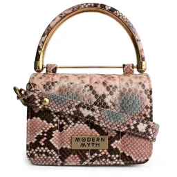 Modern Myth Nano Pink Printed Small Mini Box Bag image 3