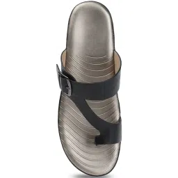 Carlton London Women's Black Toe Ring Wedges image 3