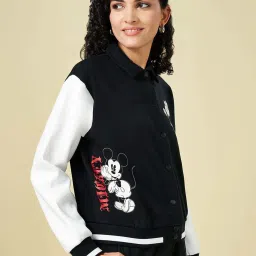 Honey by Pantaloons Black & White Cotton Printed Sweatshirt image 3