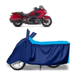 Auto Pearl Two Wheeler Cover for Honda Gold Wing - Cyan, Blue-picture-46