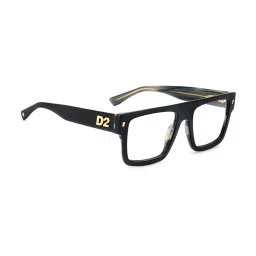 DSQUARED2 Black Rectangular Eye Frames for Men image 3