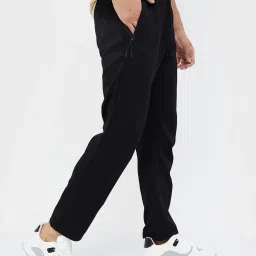 Forca By Lifestyle Black Regular Fit Trackpants image 3