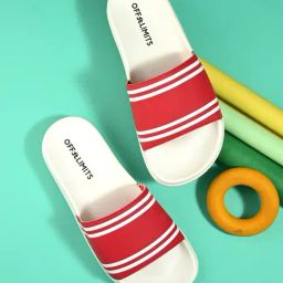OFF LIMITS Women's Red & White Slides-picture-37