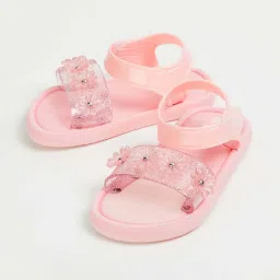 Fame Forever by Lifestyle Kids Pink Ankle Strap Sandals image 3