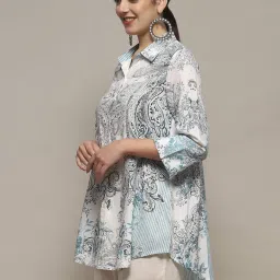 Biba Blue Printed Shirt image 3