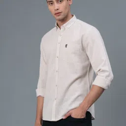 Red Tape Beige Regular Fit Shirt image 3
