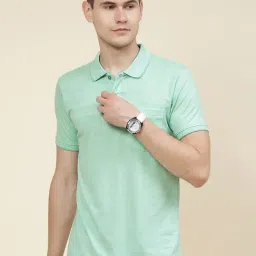 Cloak & Decker by Monte Carlo Mint Green Regular Fit Polo T-Shirt-picture-18